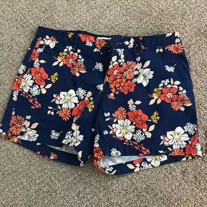 Old navy mid-rise floral shorts